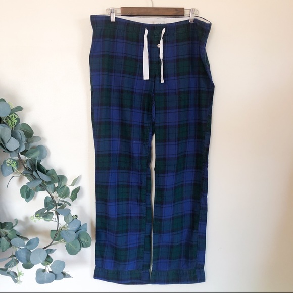 J. Crew Intimates & Sleepwear J Crew Navy Plaid Pajama Pants Medium